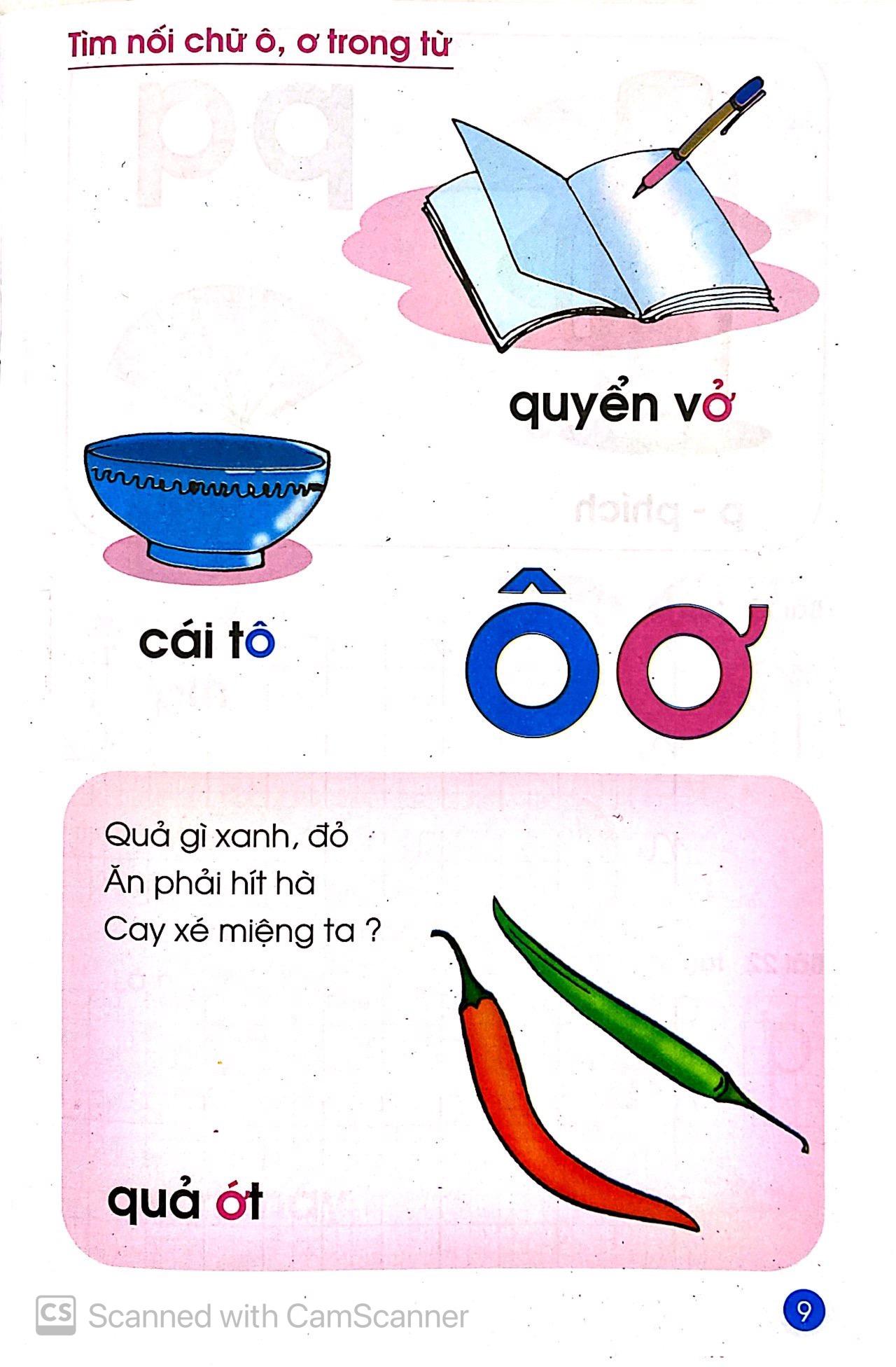 Tập Tô - Tập Viết - Tập Đọc (Tập 2) (Dành Cho Bé 5 - 6 Tuổi)