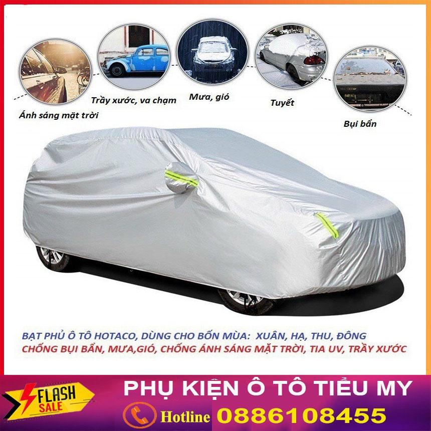 Bạt Phủ Ô Tô Vải Dù Mitsubishi Mirage, Xpander, Attrage, Pajero, Trition, Outlander chống nóng, chống nước