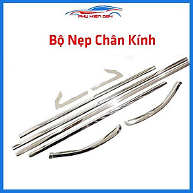 Bộ nẹp viền chân kính cong kính City 2021-2022 Inox sáng bóng chuẩn form xe