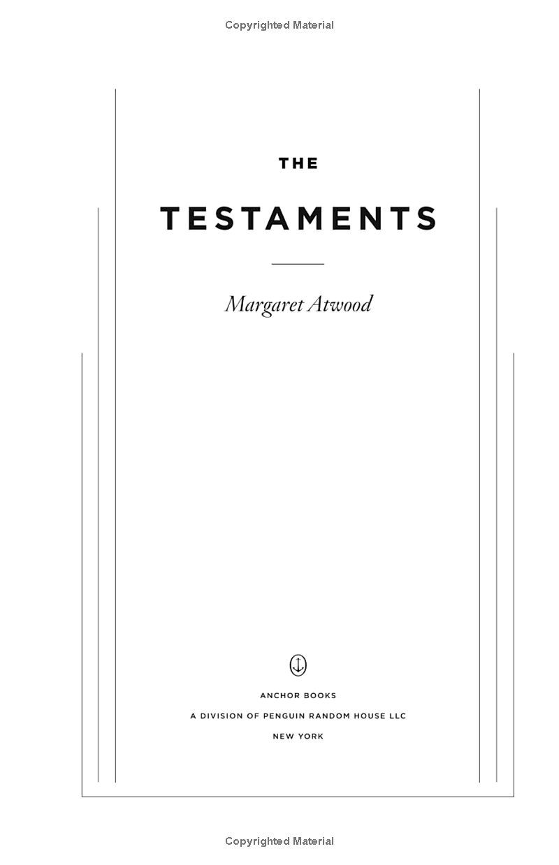 The Testaments: A Novel (Handmaid