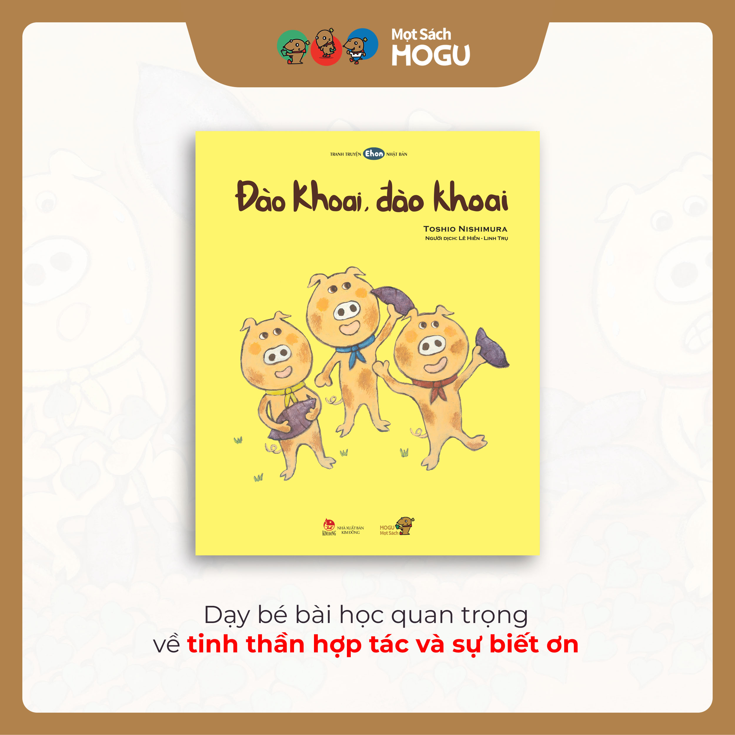 Sách cho bé từ 3 tuổi - Bộ 4 cuốn Nuôi dạy em bé tốt bụng (Tranh truyện Ehon Nhật Bản)