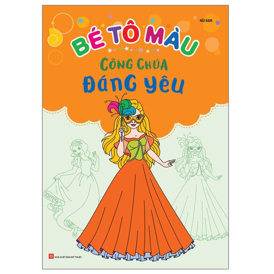 Túi Bé Tô Màu Công Chúa ( 6 Cuốn ) - Bản Quyền
