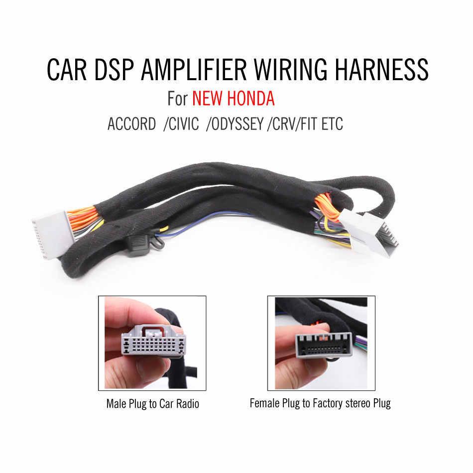 DÂY CẮM AMPLY/DSP, KẾT NỐI ĐẦU NGUYÊN BẢN CHO XE Ô TÔ HONDA ACCORD, CR-V, JAZZ, CITY, CIVIC, CHUẨN PLUG AND PLAY.
