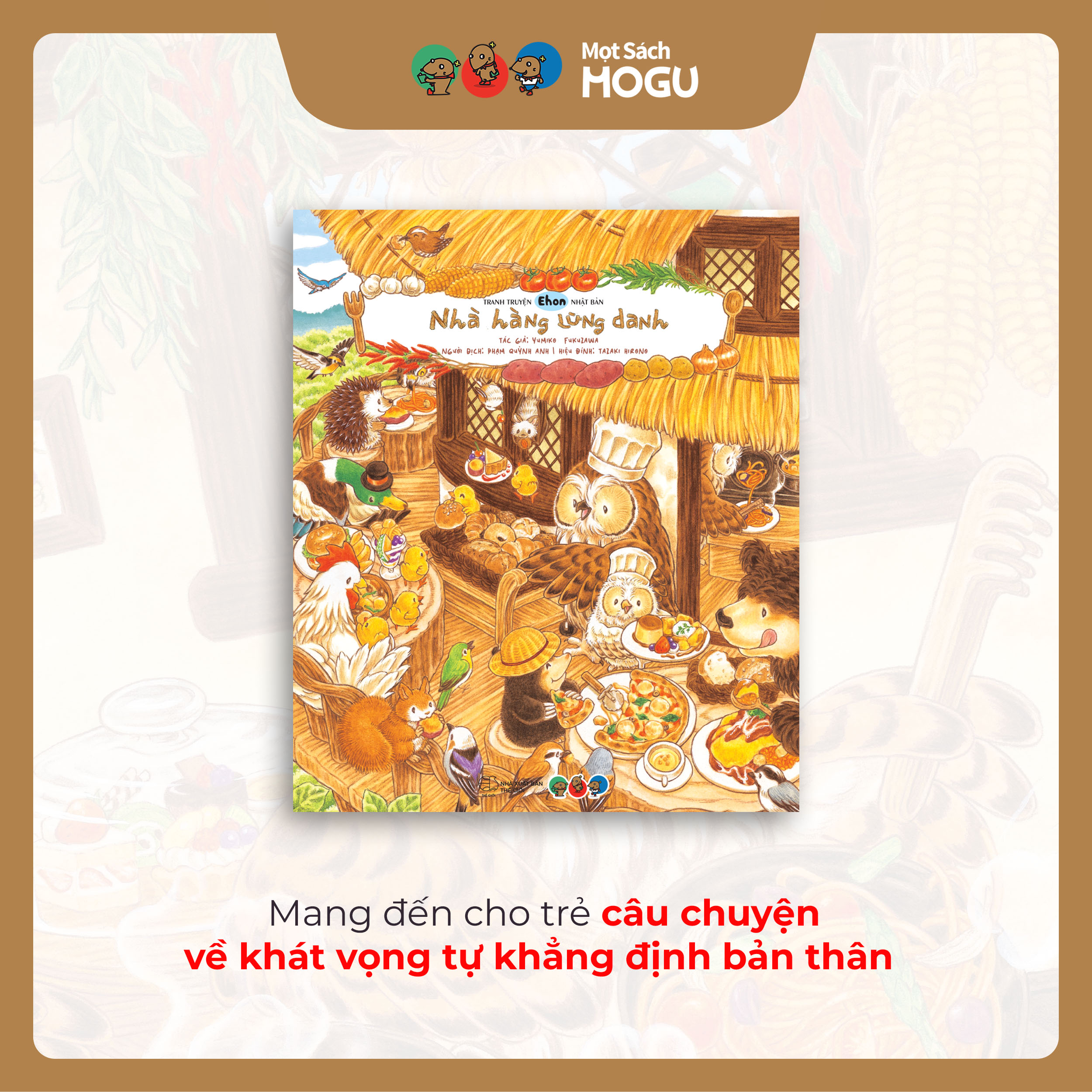 Truyện Ehon bé 3-4-5 tuổi - Nhà hàng lừng danh