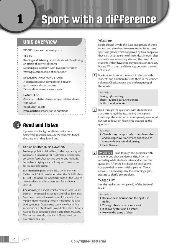 English in Mind Level 4 Teacher