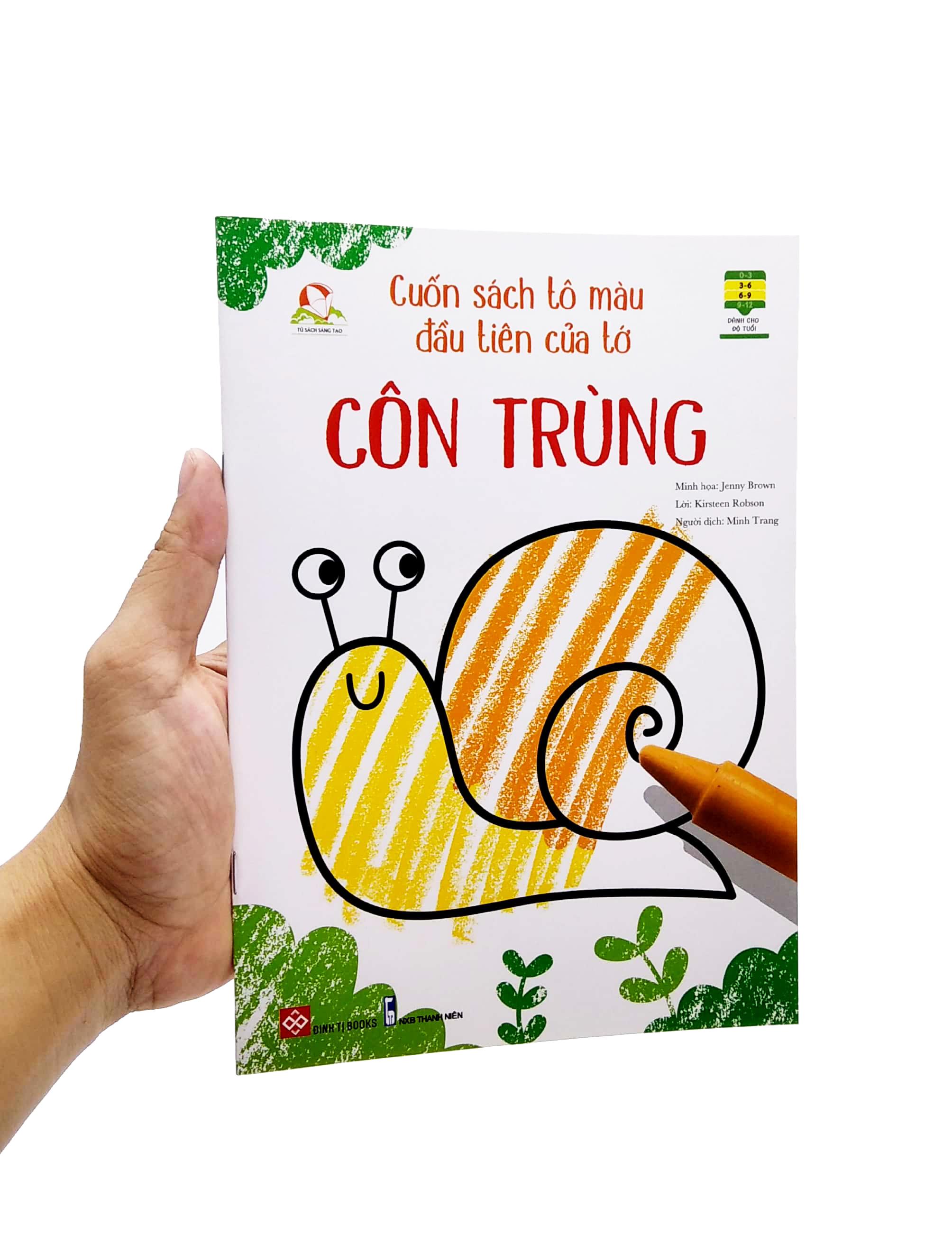 Cuốn Sách Tô Màu Đầu Tiên Của Tớ - Côn Trùng