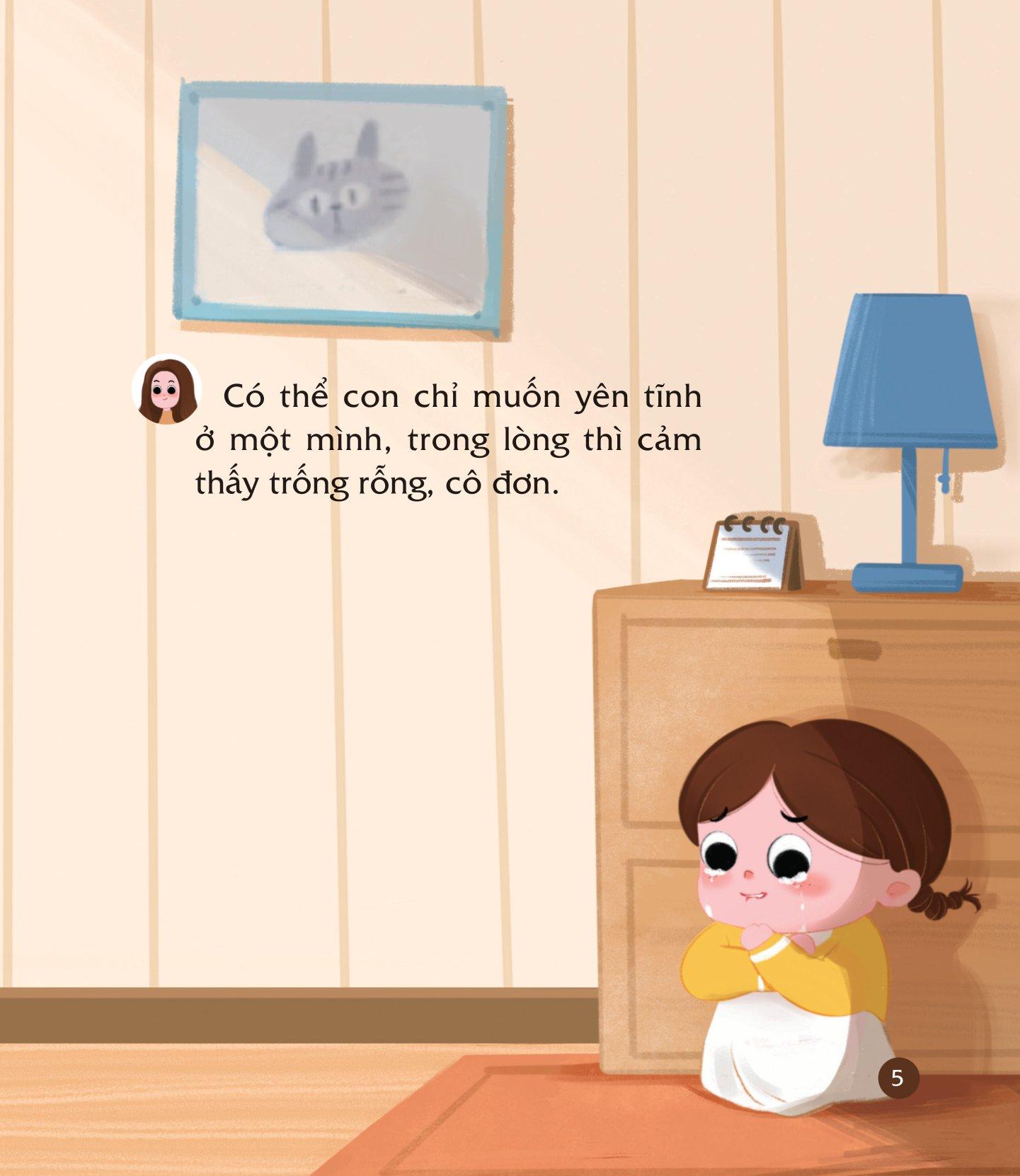 Sách Cùng Con Nuôi Dưỡng Cảm Xúc Tích Cực - Con Không Buồn Bã