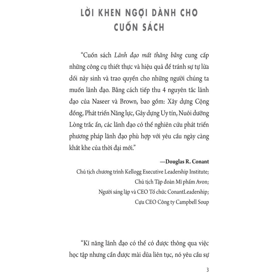 Lãnh Đạo Mất Thăng Bằng