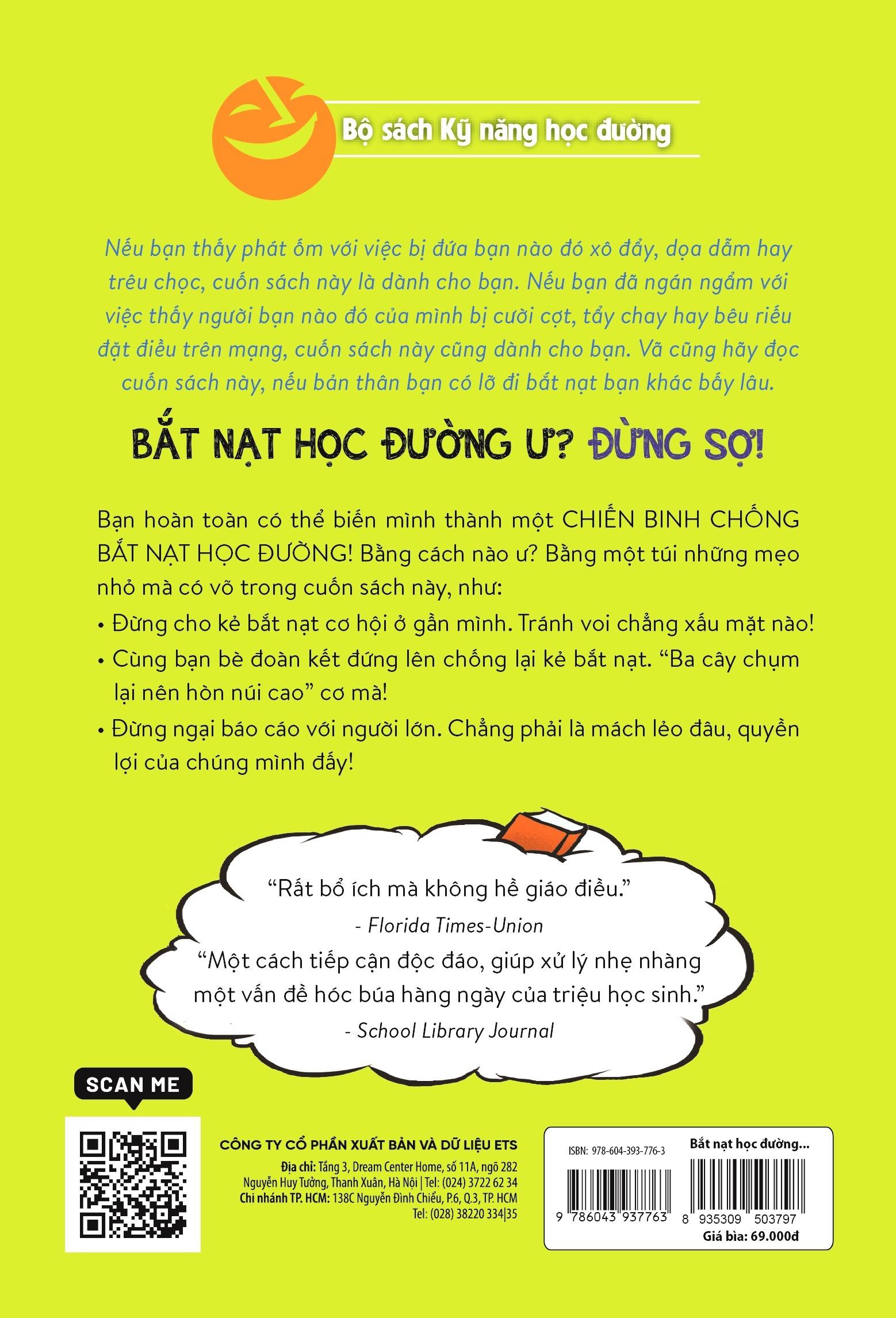 Kỹ Năng Học Đường - Bắt Nạt Học Đường Ư? Đừng Sợ!