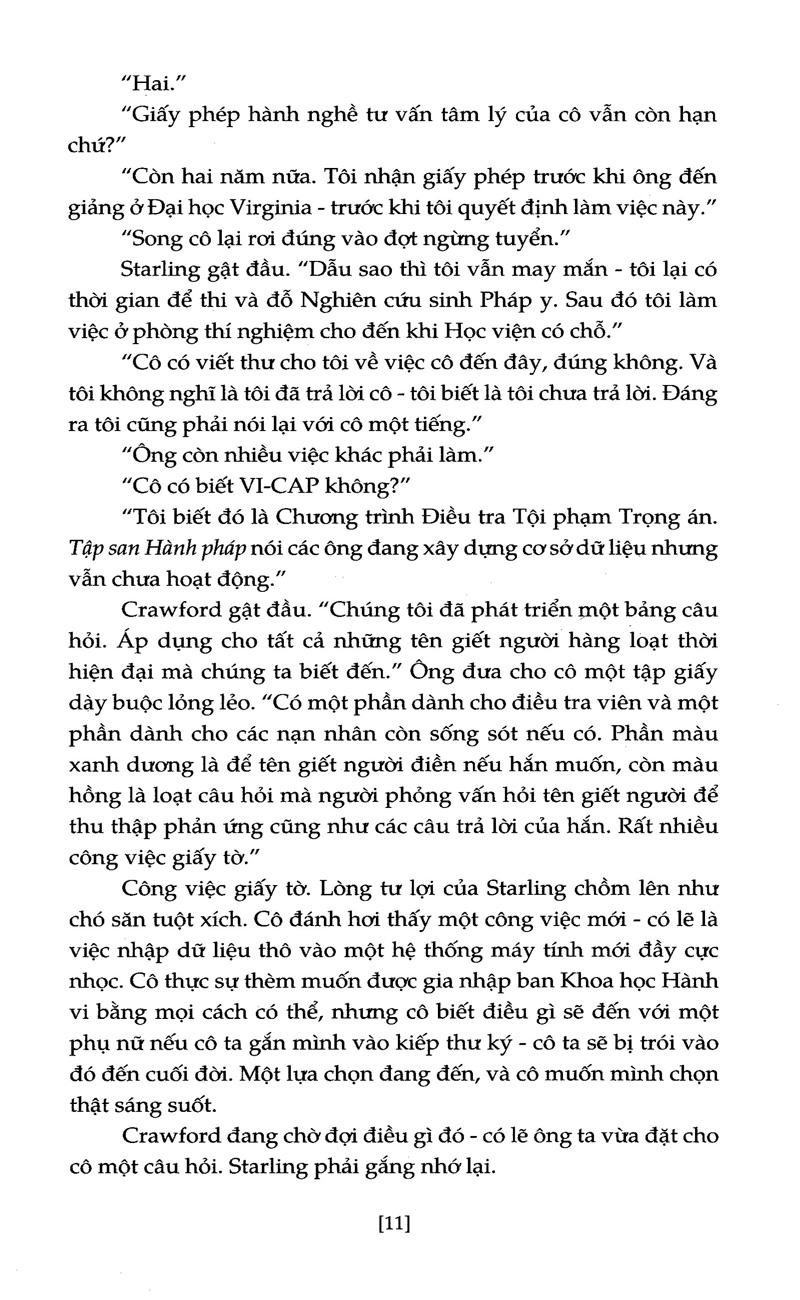 Sự Im Lặng Của Bầy Cừu (Tái Bản)