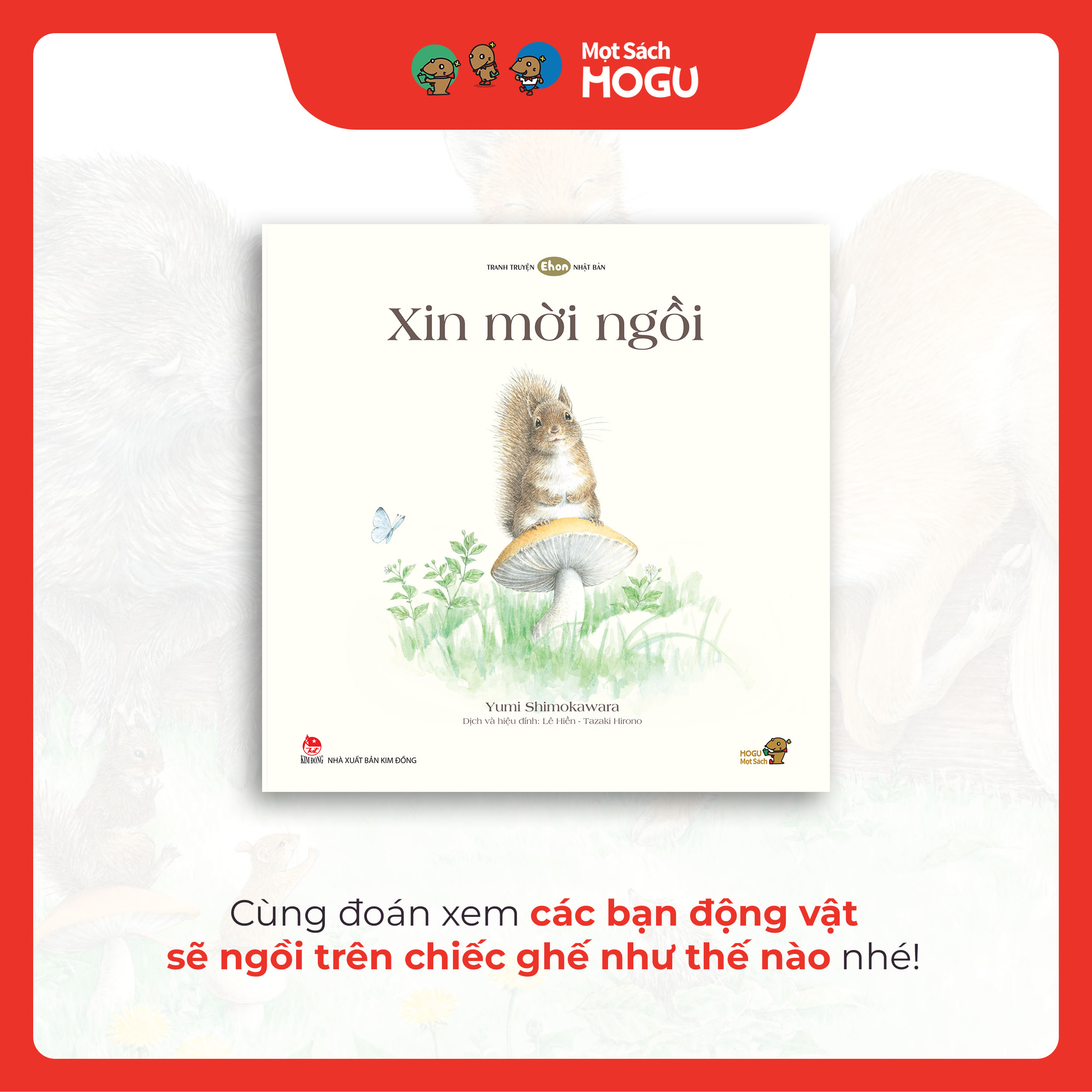 Truyện Ehon bé 1-2-3 tuổi - Bộ 4 cuốn Bé yêu động vật