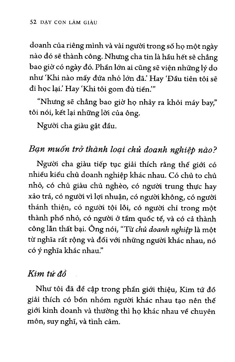 Dạy Con Làm Giàu 10 - Trước Khi Bạn Thôi Việc