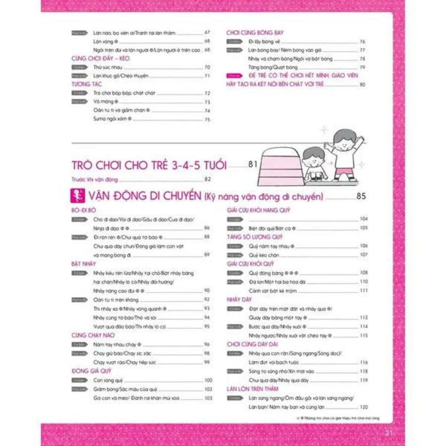 450 Trò Chơi Vận Động Cho Trẻ Mầm Non
