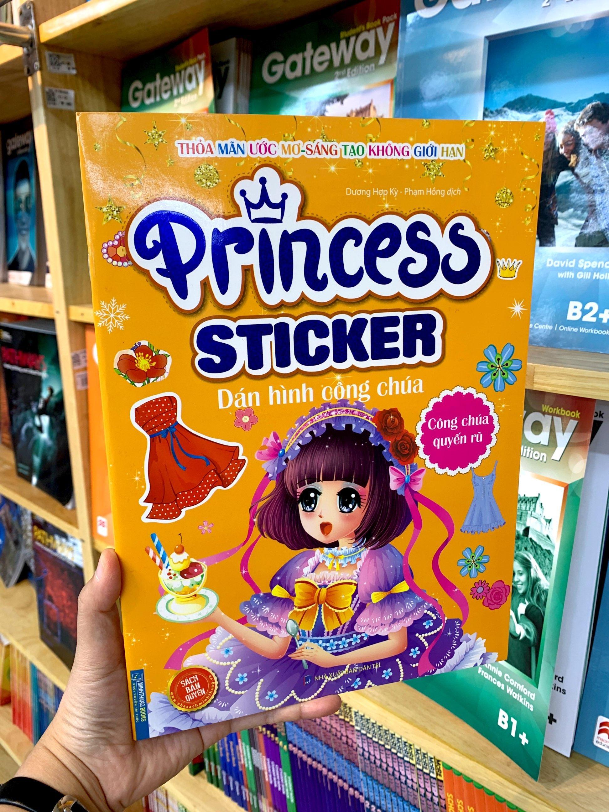 Princess Sticker - Dán Hình Công Chúa - Công Chúa Quyến Rũ