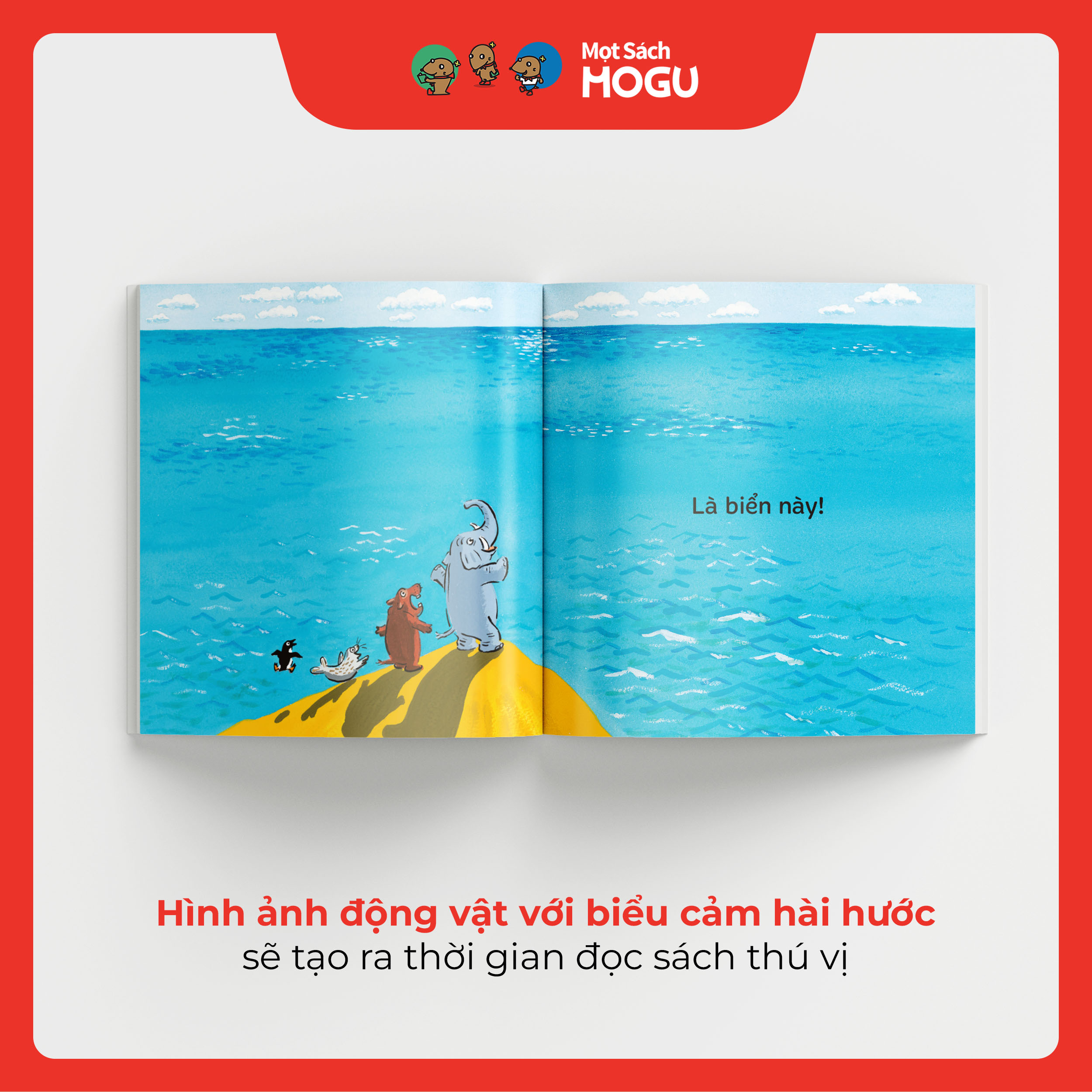 Truyện Ehon bé 1-2-3 tuổi - Nóng quá, nóng quá