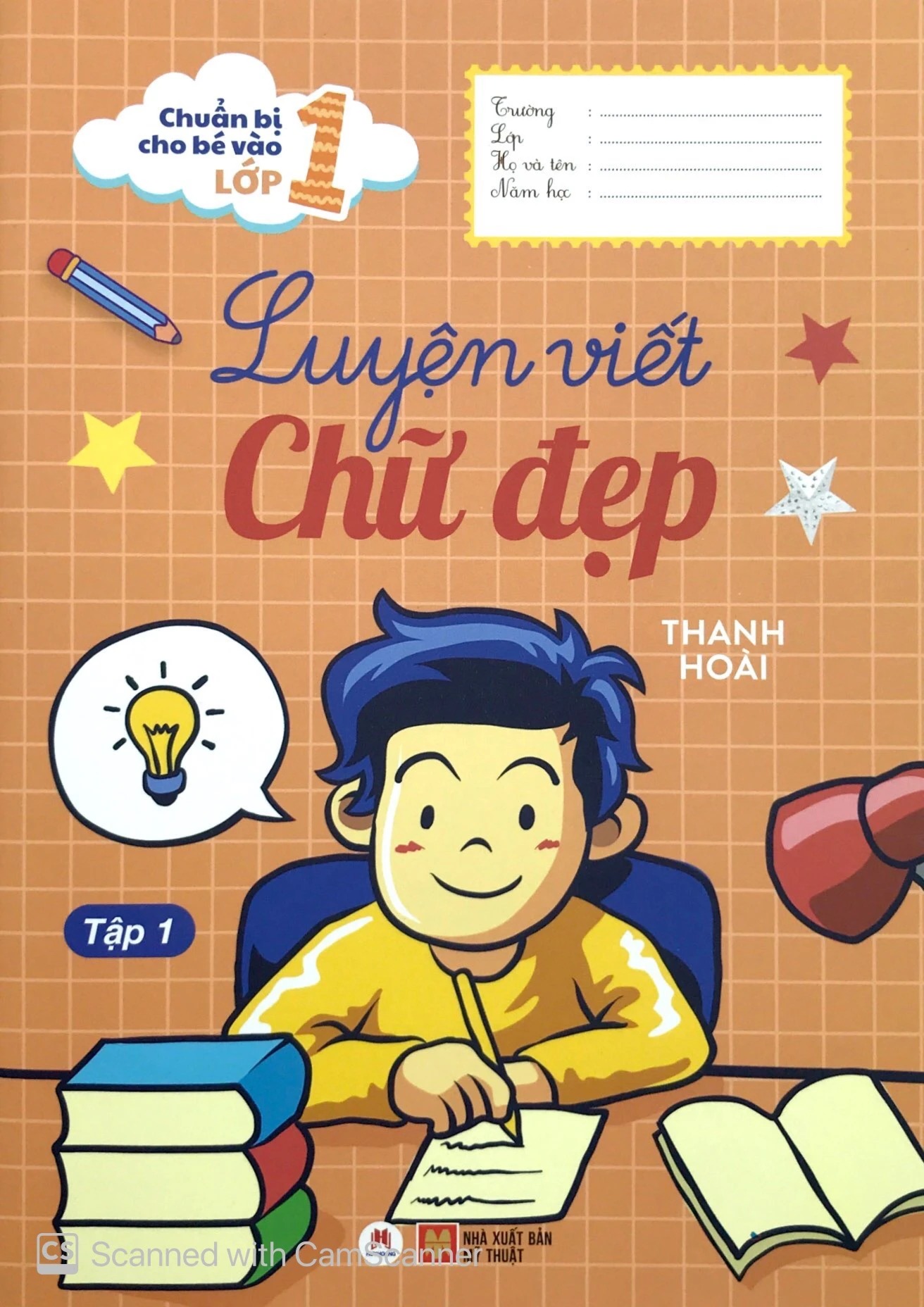 Sách- Chuẩn Bị Cho Bé Vào Lớp 1 - Luyện Viết Chữ Đẹp (Tập 1) (Tái Bản 2023)- 2HBooks