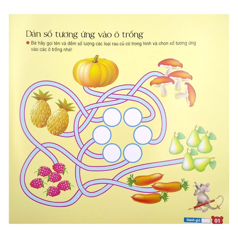Bộ Sưu Tập 200 Sticker - Bé Làm Quen Với Môn Toán