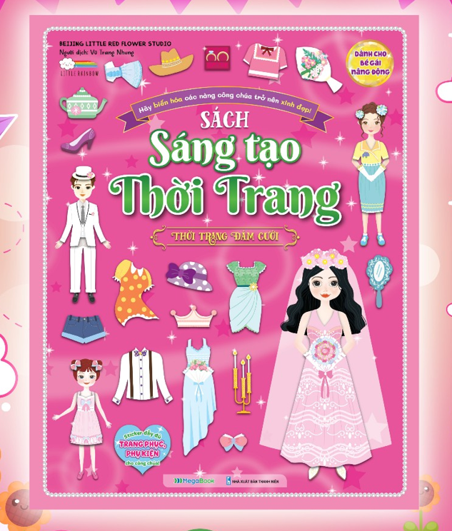 Sách - Combo Sáng tạo thời trang (Hơn 600 Stickers) (MG)