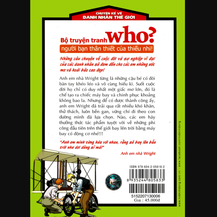 Chuyện Kể Về Danh Nhân Thế Giới: Who? Anh Em Nhà Wright