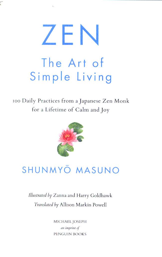 Zen: The Art Of Simple Living