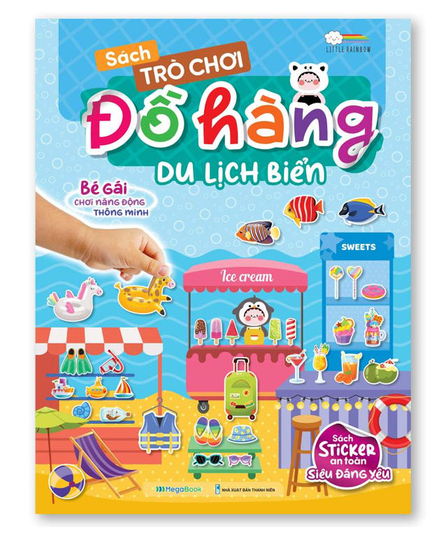 Combo 5 cuốn Sách Trò chơi Đồ hàng cho bé gái (Hơn 1000 Stickers)