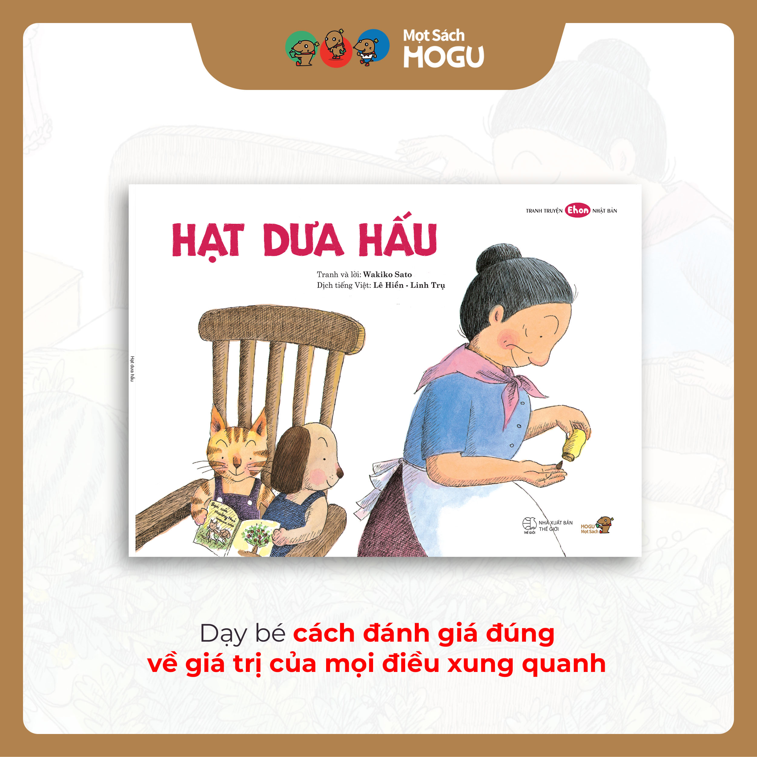 Truyện Ehon bé 3-4-5 tuổi - Hạt Dưa Hấu