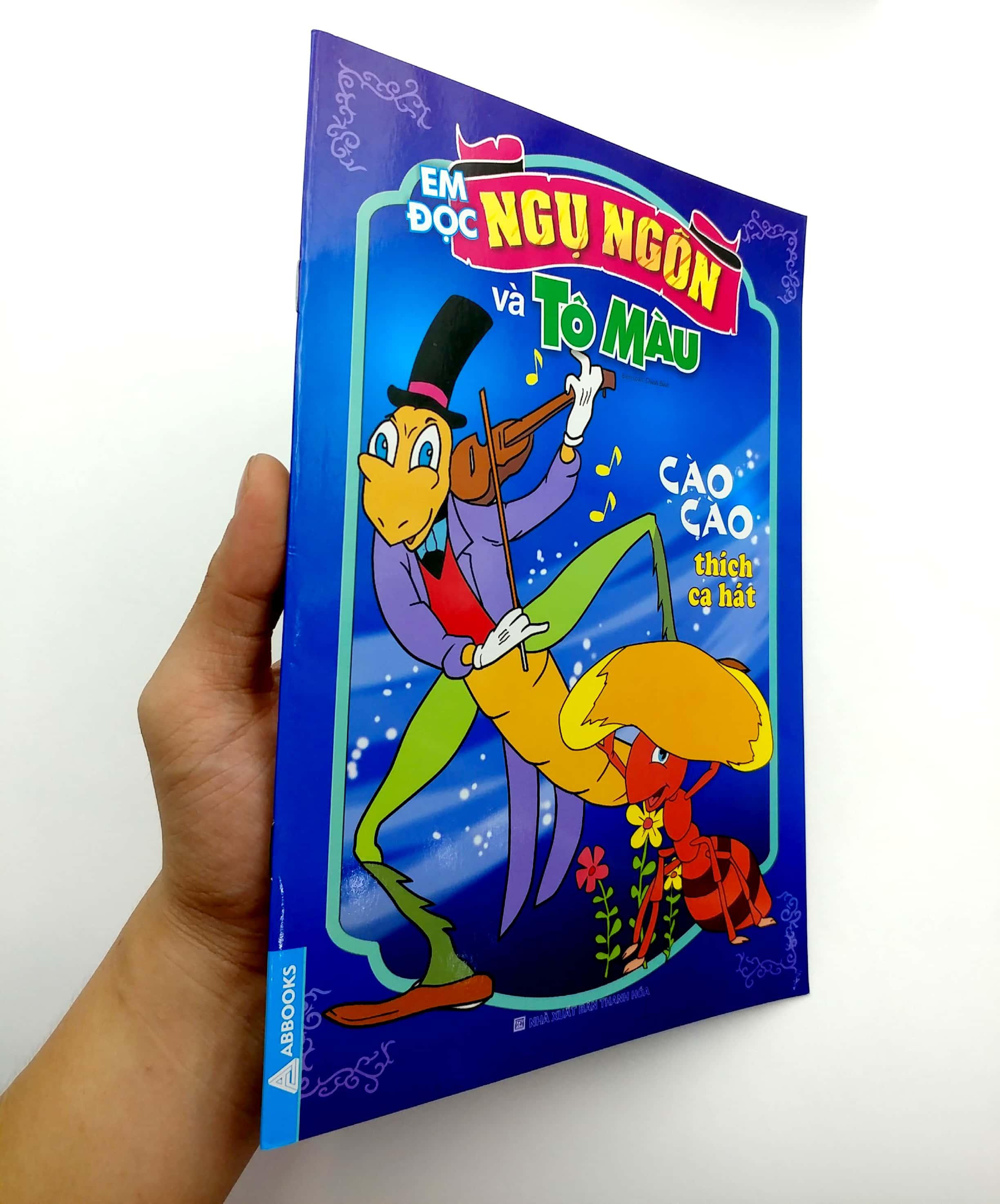 Em Đọc Ngụ Ngôn Và Tô Màu: Cào Cào Thích Ca Hát
