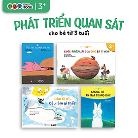 Truyện Ehon bé 3-4-5 tuổi - Bộ 4 cuốn Phát triển quan sát