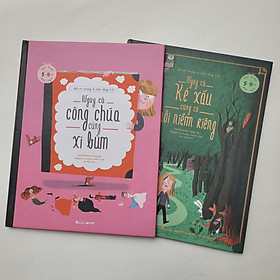 (Bìa cứng – Minh hoạ màu) BỘ SÁCH “BẬT MÍ NHỮNG BÍ MẬT ĐỘNG TRỜI” gồm 2 cuốn: Ngay cả công chúa cũng xì bủm, Ngay cả kẻ xấu cũng có nỗi niềm riêng - Ilan Brenman – Lam biên soạn – Crabit Kidbooks 