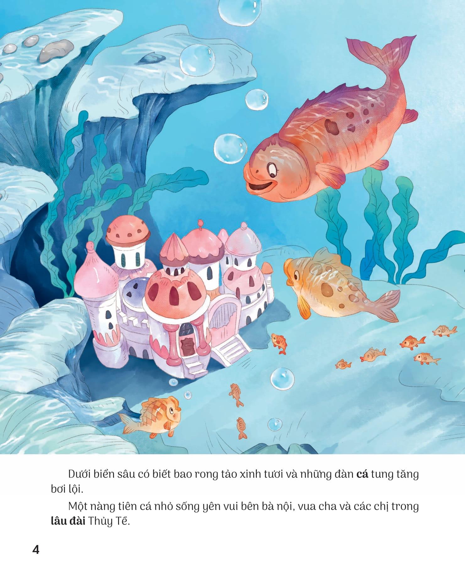Truyện Cổ Tích Nổi Tiếng Song Ngữ Việt - Anh: Nàng Tiên Cá - The Little Mermaid