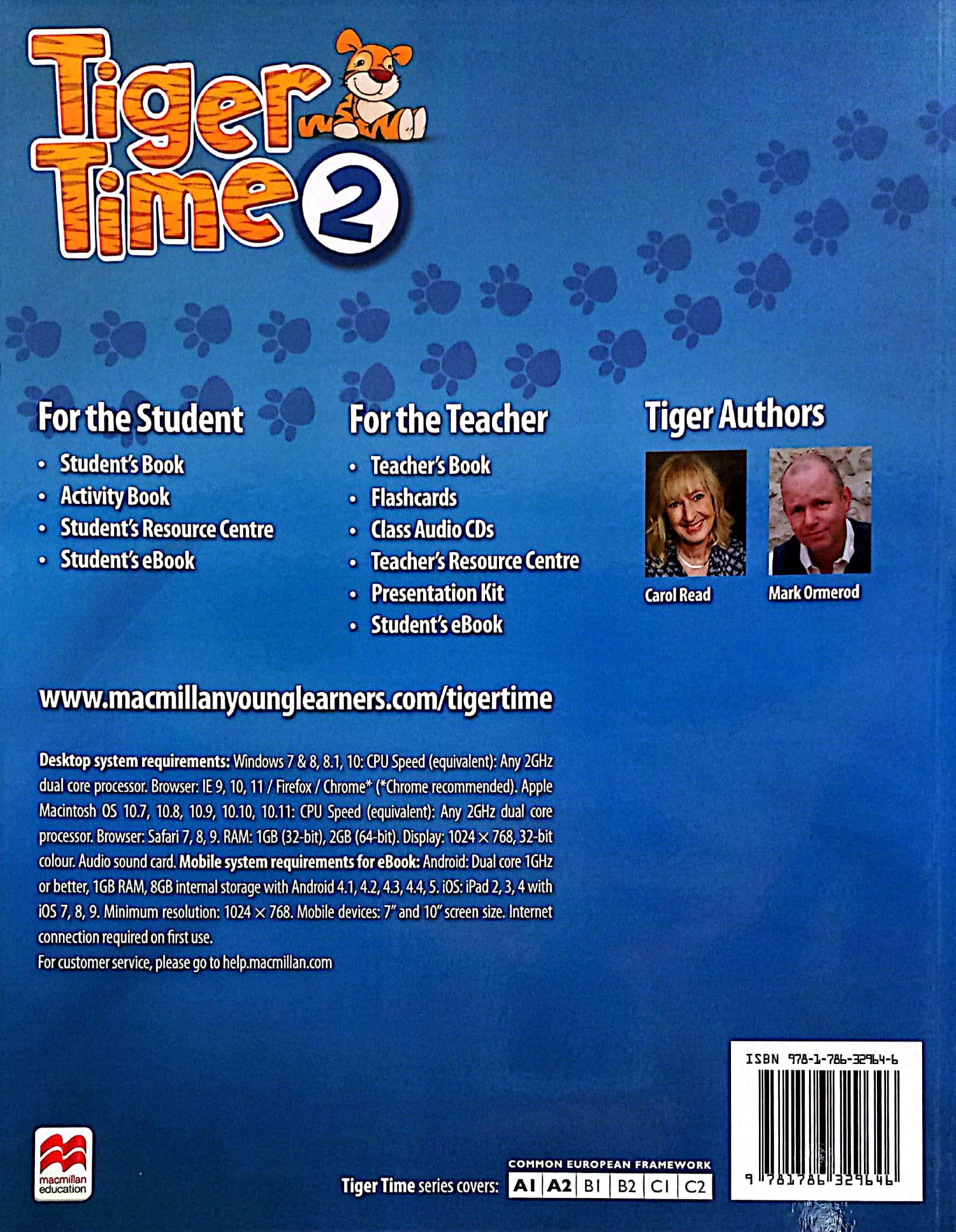 Tiger Time Level 2 Student Book + eBook Pack