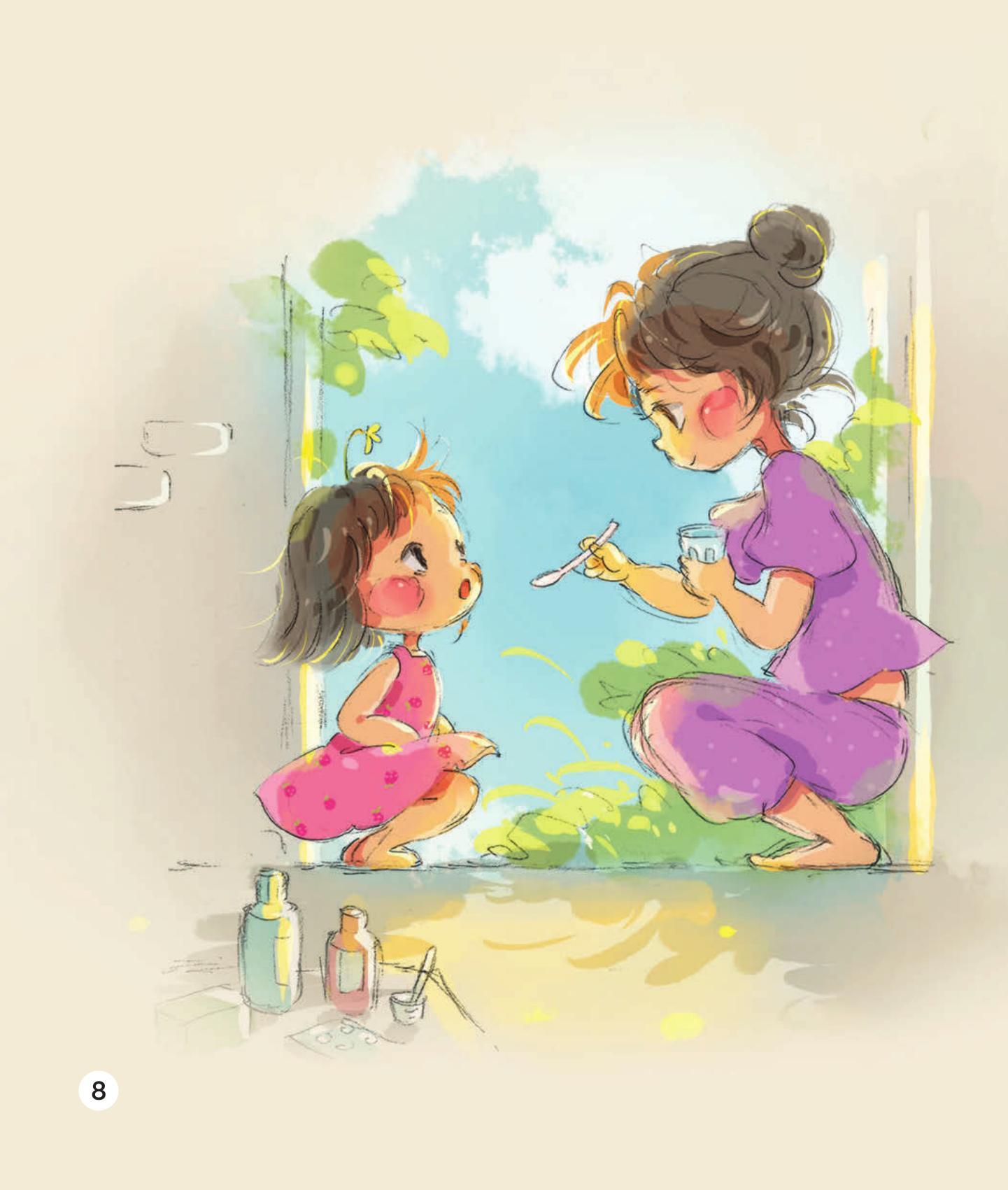 Sách - Thương Quá Đi Thôi! - Bé Con Bệnh Rồi!
