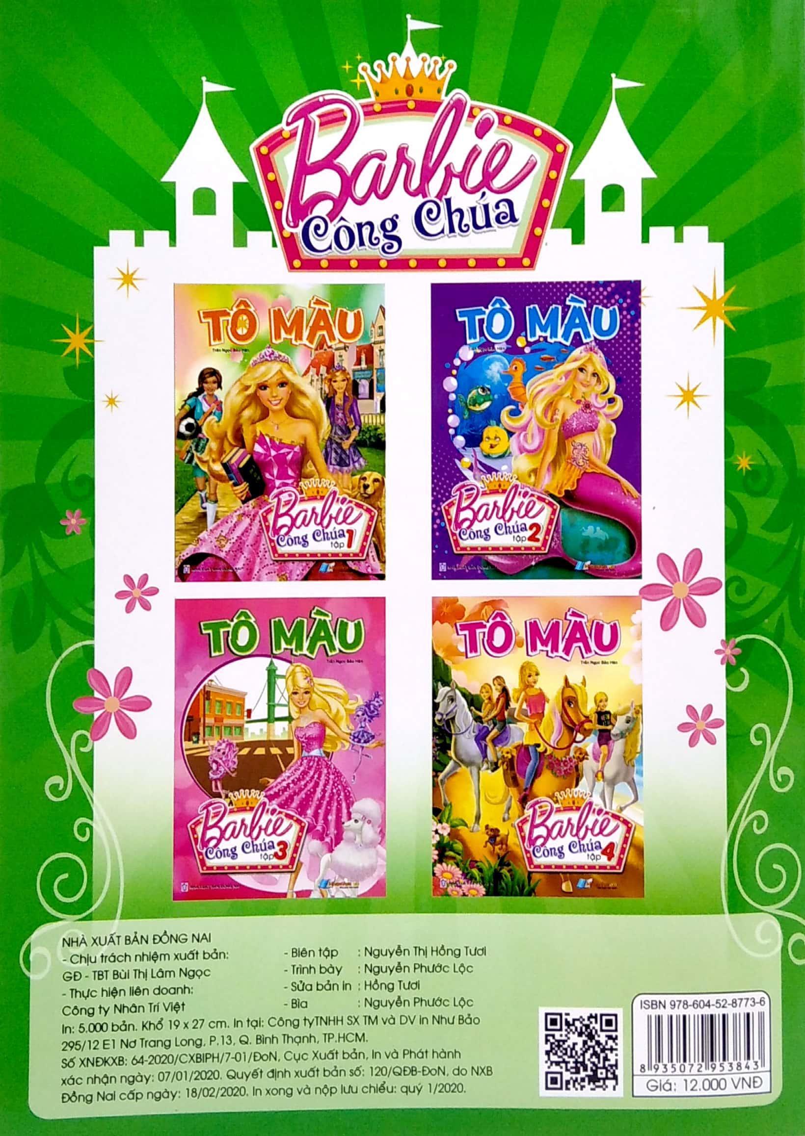 Tô Màu Barbie Công Chúa - Tập 1