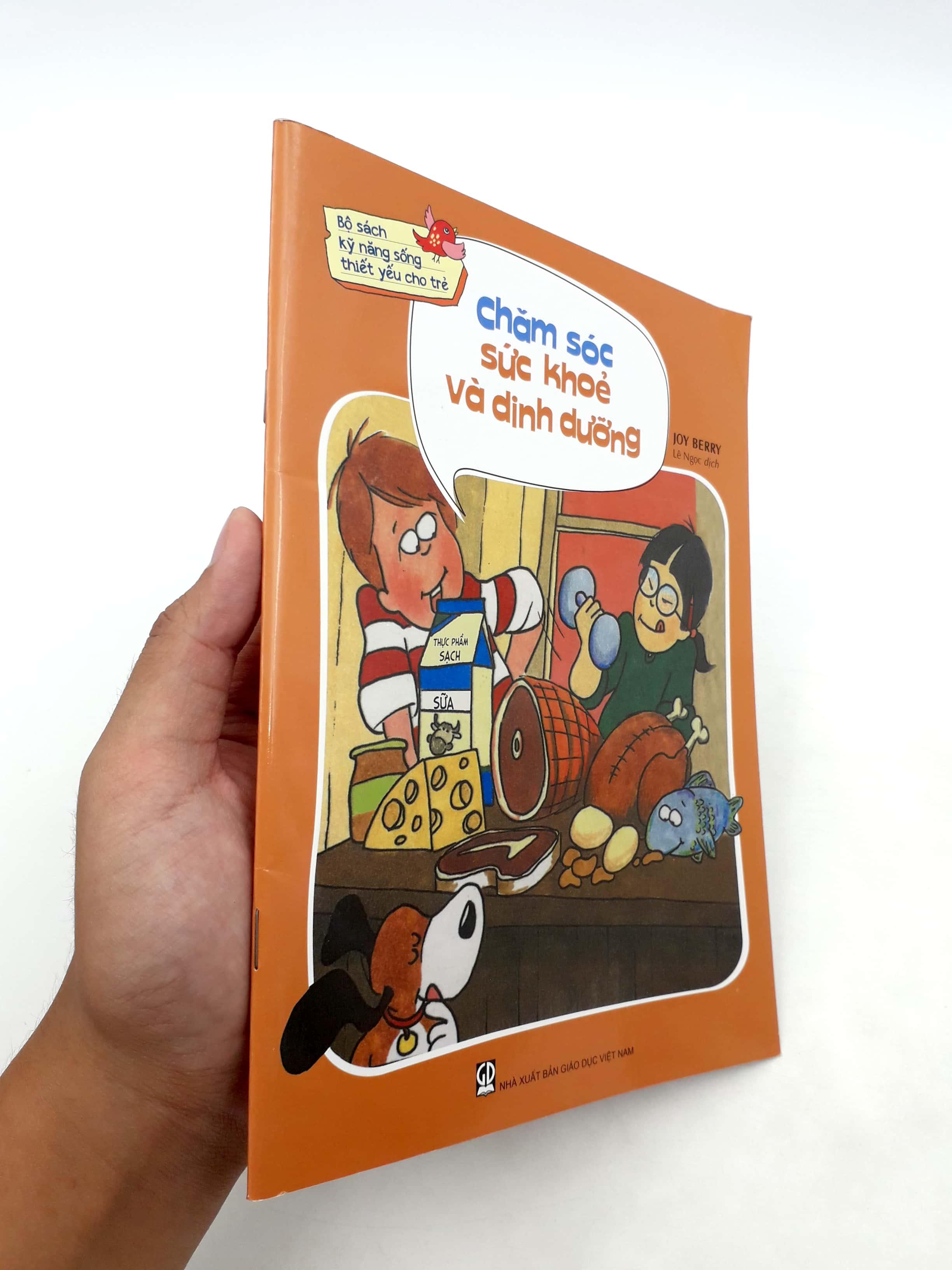 Bộ sách kỹ năng sống thiết yếu cho trẻ - Chăm sóc sức khỏe và dinh dưỡng