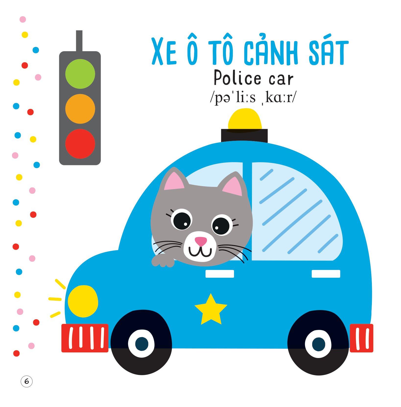 Tủ Sách Sáng Tạo - Tô Màu Ngộ Nghĩnh - Phương Tiện Giao Thông