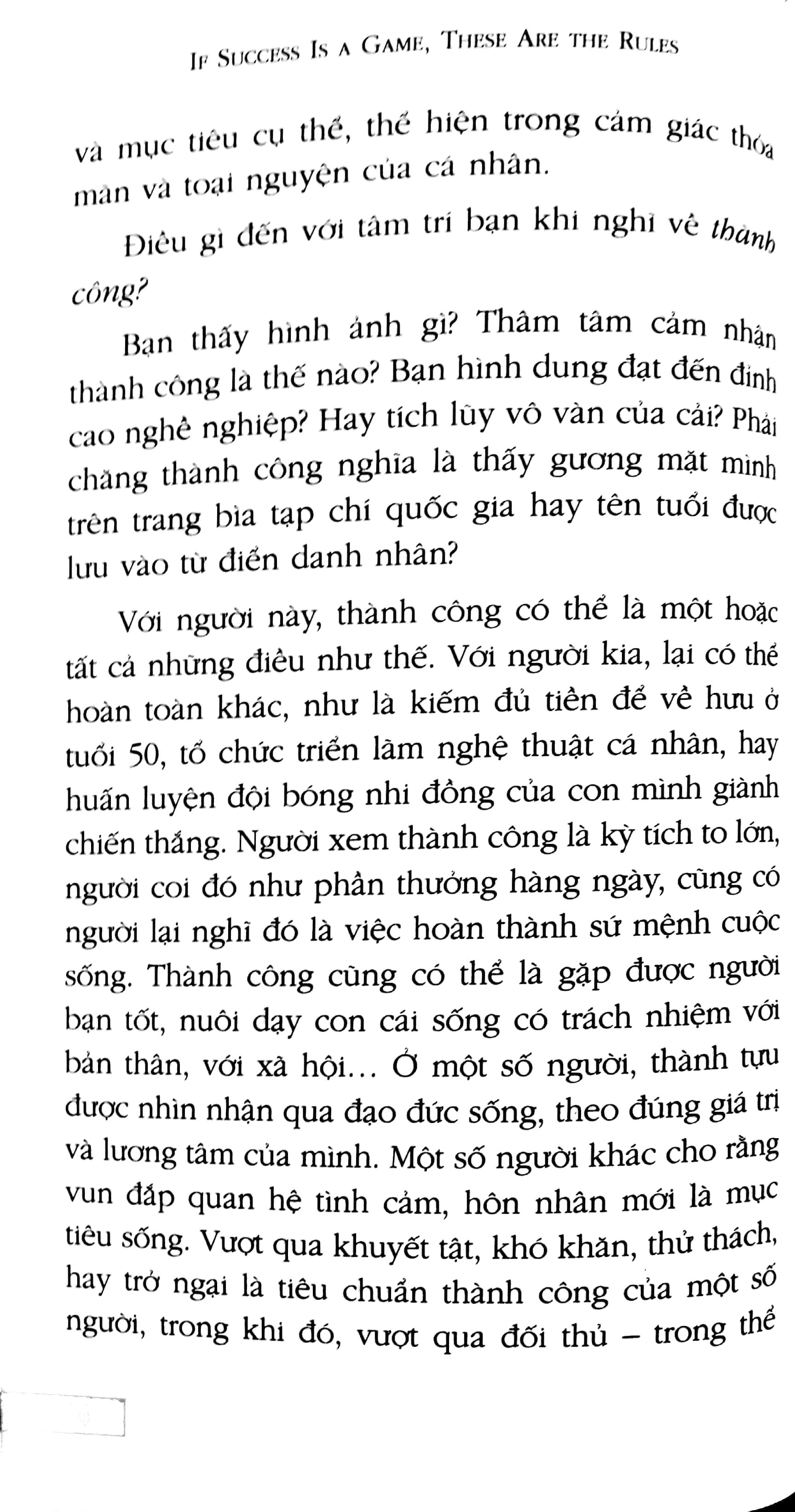 Nếu Thành Công Là Một Cuộc Chơi... (Tái Bản)