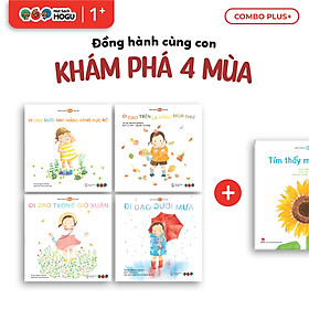 Truyện Ehon bé 1-2-3 tuổi - Bộ 5 cuốn Khám phá 4 mùa