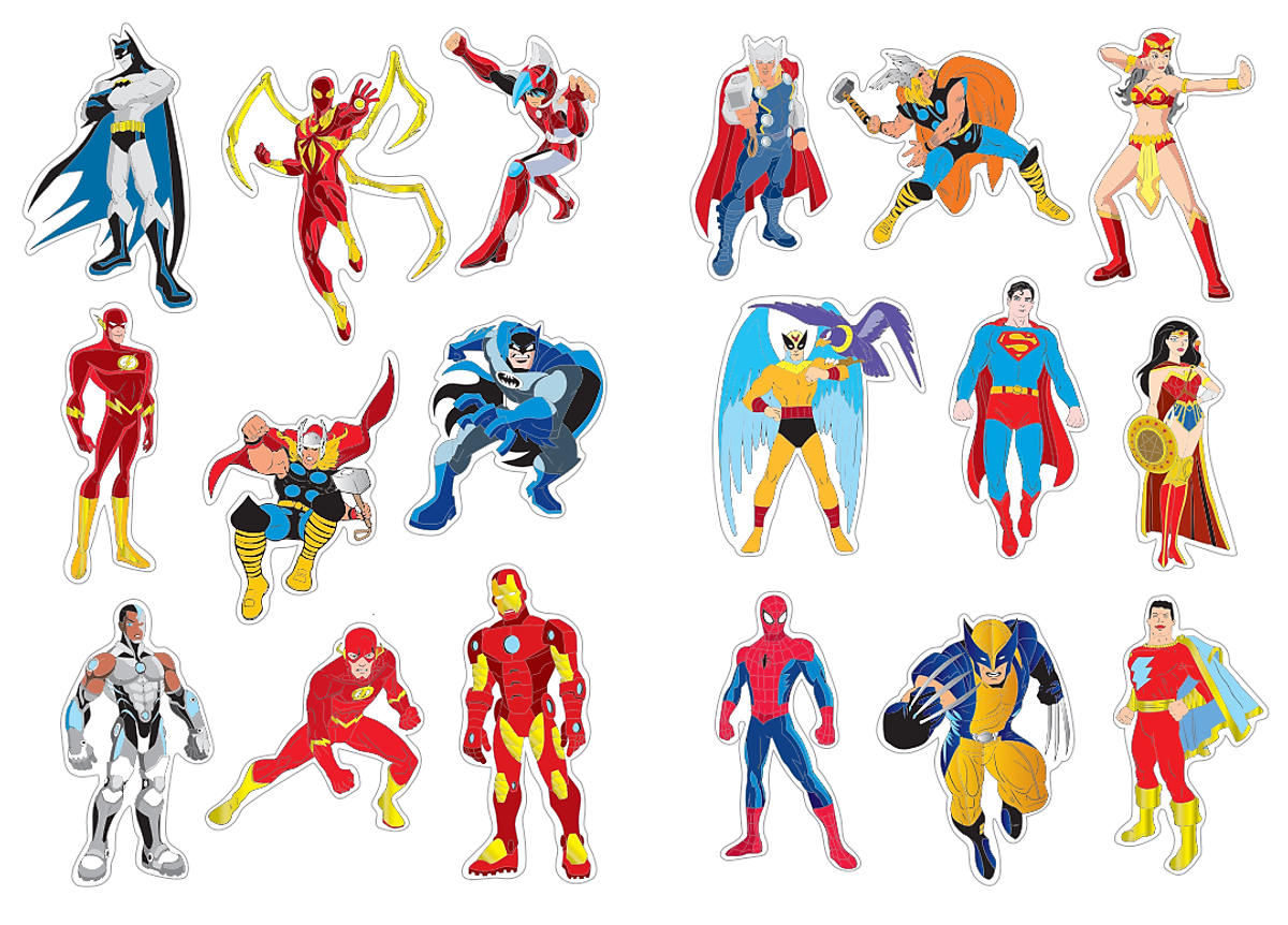 Tô Màu Rèn Luyện Iq Eq Cq - Super Heroes Siêu Anh Hùng - Tập 5 - Tặng Kèm Sticker