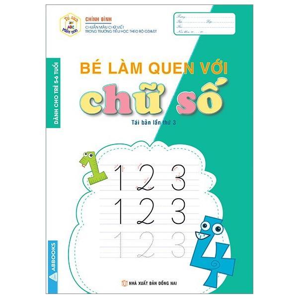 Sách - Bé Làm Quen Với - Chữ Cái, Các Nét Cơ Bản, Chữ Số - Bộ 8 Cuốn