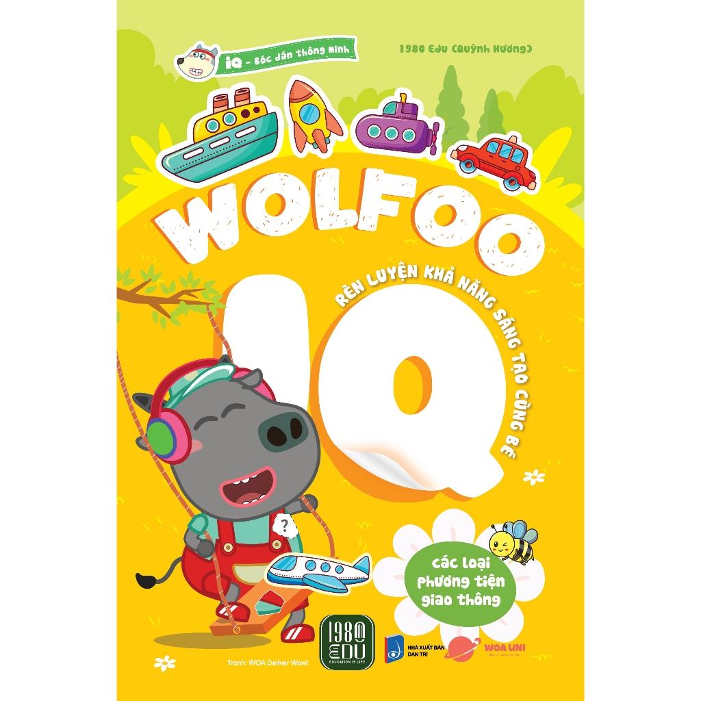Sách - Combo 6 Cuốn WOLFOO IQ Rèn Luyện Khả Năng Sáng Tạo Cùng Bé