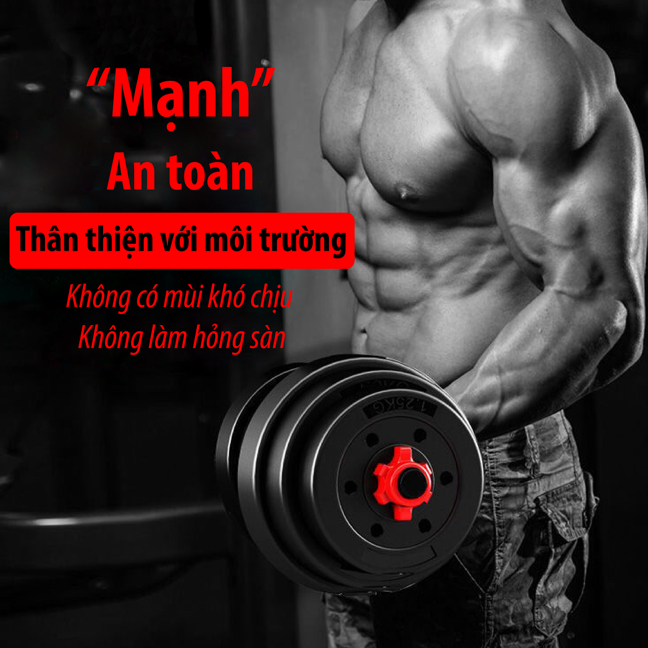 Tạ 20kg tập tay đẩy kết hợp, tạ nam nữ tập gym tập thon tay Giá tốt Hàng Chuẩn Chọn Lực Nặng Của Tạ Tùy chọn (hàng nhập khẩu)