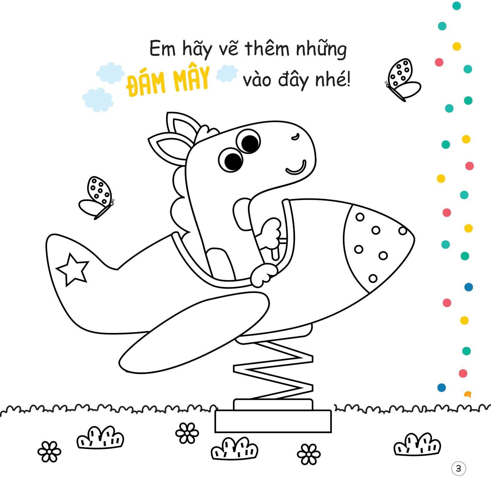 Tủ Sách Sáng Tạo - Tô Màu Ngộ Nghĩnh - Công Viên