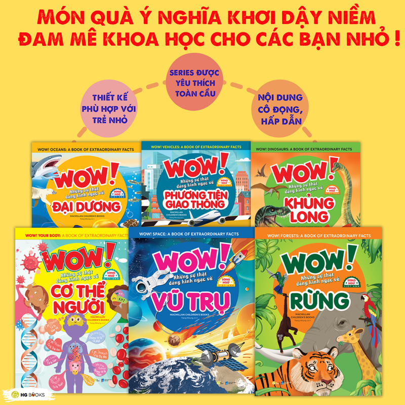 Wow! Your Body: Những sự thật đáng kinh ngạc về cơ thể người - Sách Bách khoa toàn thư Song ngữ cho trẻ em