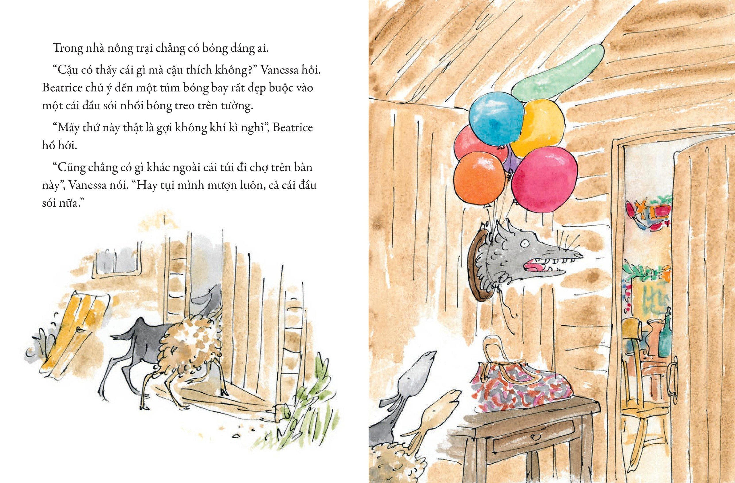 Combo 7 TÁC PHẨM KINH ĐIỂN CỦA QUENTIN BLAKE - Tổ ấm mùa đông của gấu, Cừu và dê, Chuyện chuột cứu mèo, Buổi picnic trên hồ của gấu, Diệc và sếu, Ngựa Con Thích Diễn, Chiếc thuyền của bác thợ mộc - Jonh Yeoman, Quentin Blake - NXB Kim Đồng