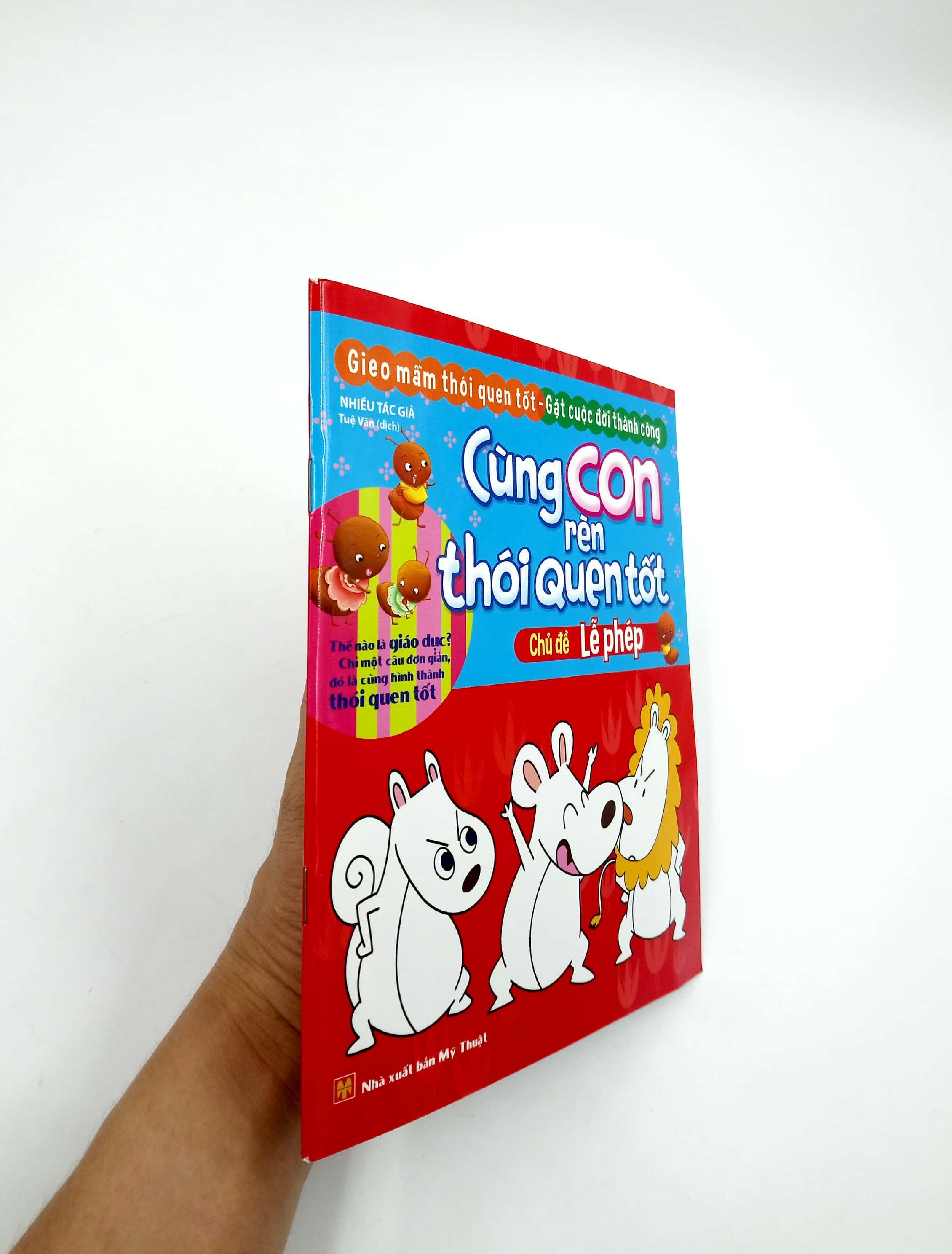 Cùng Con Rèn Thói Quen Tốt - Chủ Đề: Lễ Phép (Tái Bản 2018)