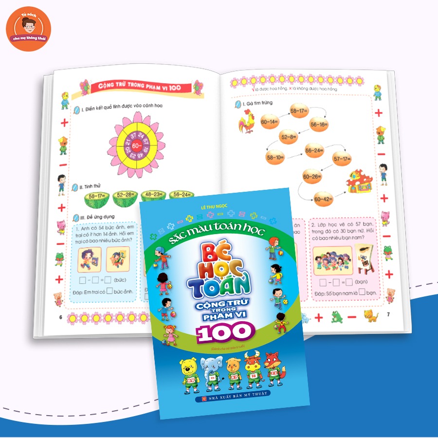 Combo: Bé Học Toán Trong Phạm Vi 10-50-100