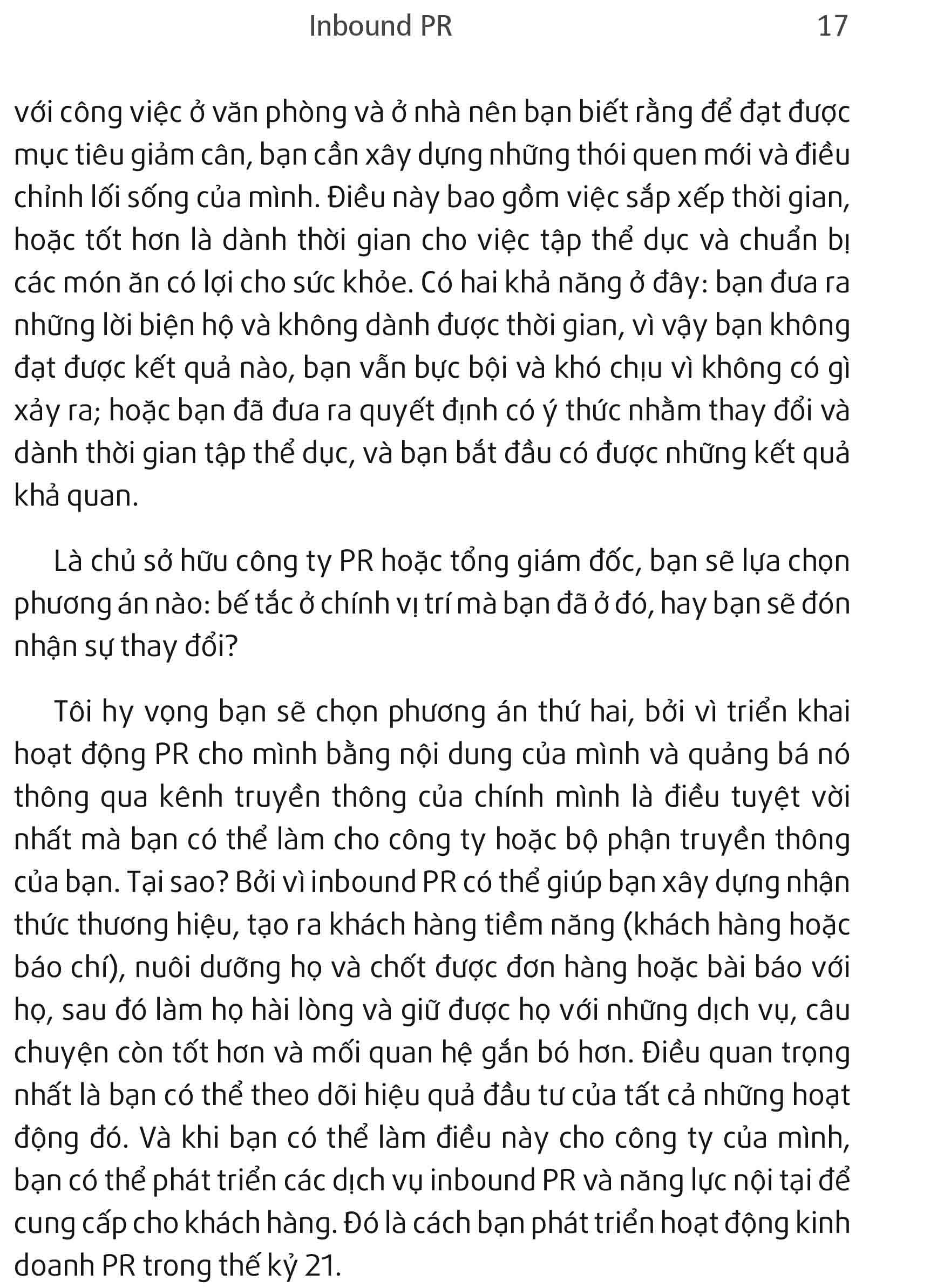 Inbound PR - Dịch Chuyển Hoạt Động Theo Mô Hình Inbound
