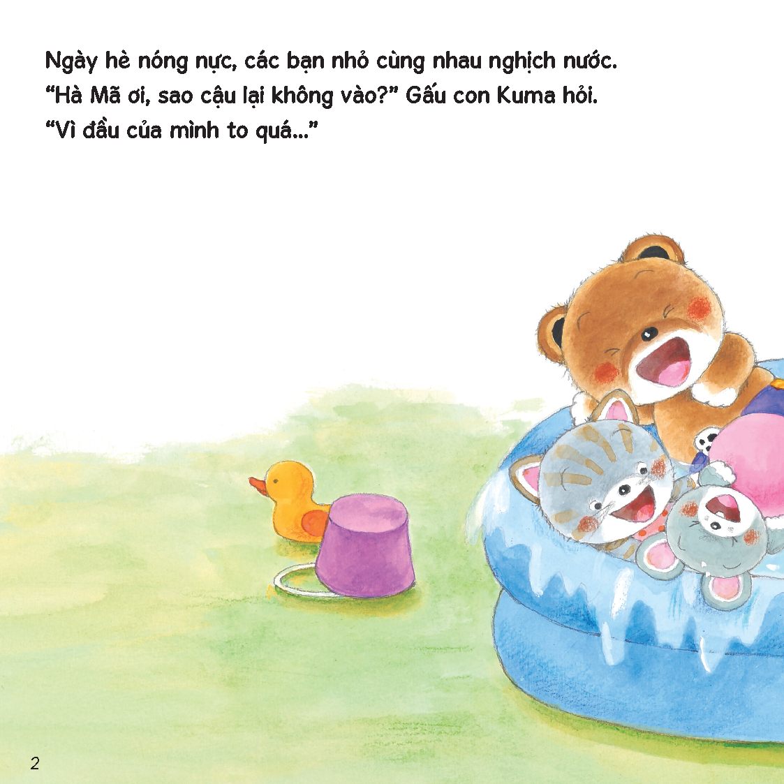 Sách - Dtpbooks - Đi biển thật vui! - Sách tranh ehon Gấu con Kuma - Những chuyện nhỏ hàng ngày