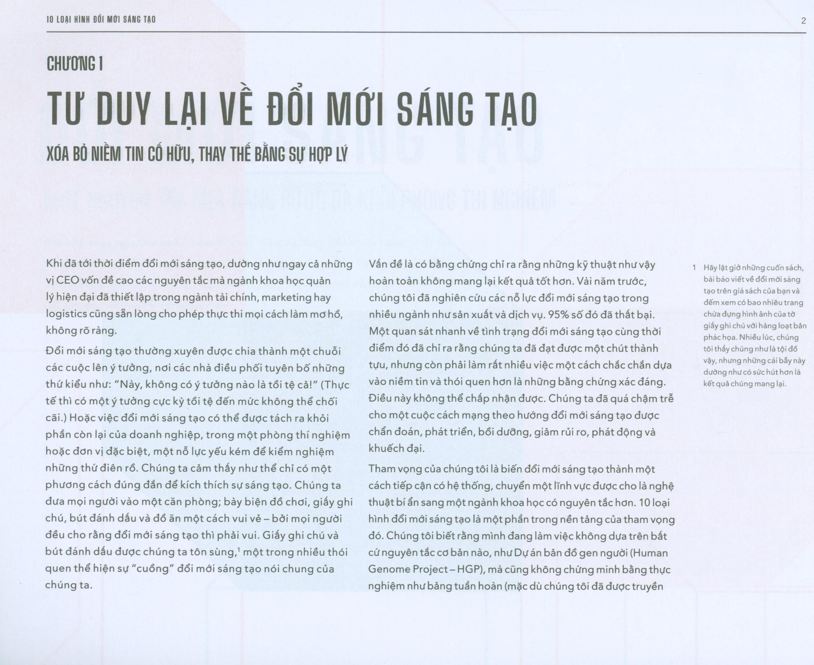 10 Loại Hình Đổi Mới Sáng Tạo