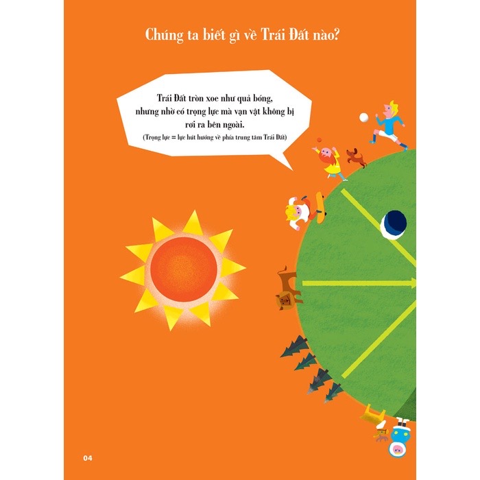 Sách Ehon Nhật Bản - Cuốn sách tranh đầu tiên về Trái Đất - Dành cho bé từ 6 tuổi - Ehomebooks